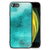 Kleurrijke Telefoonhoesje iPhone SE 2022 | SE 2020 | 7/8 Painting Blue met turquoise watercolour design.