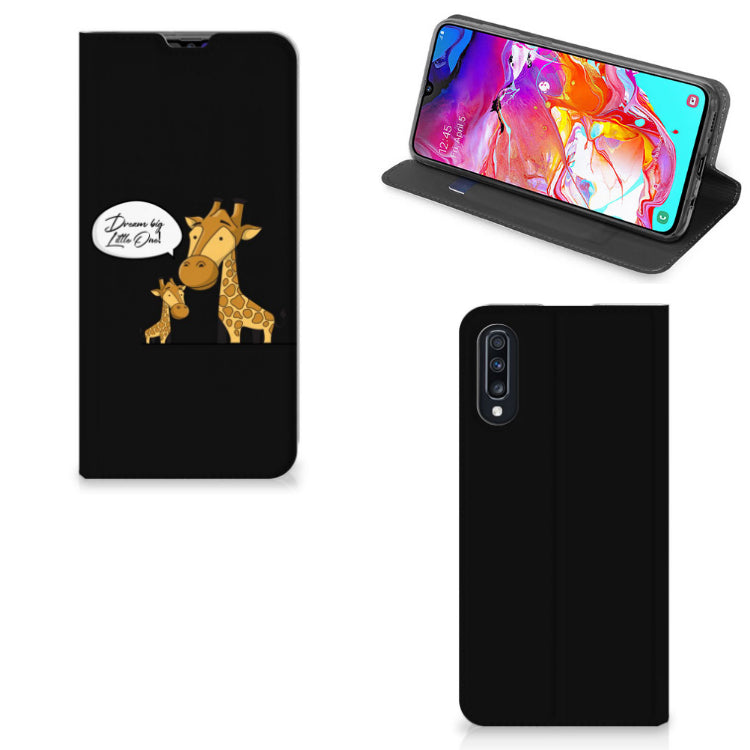 Samsung Galaxy A70 Magnet Case Giraffe
