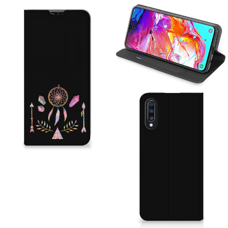 Samsung Galaxy A70 Magnet Case Boho Dreamcatcher