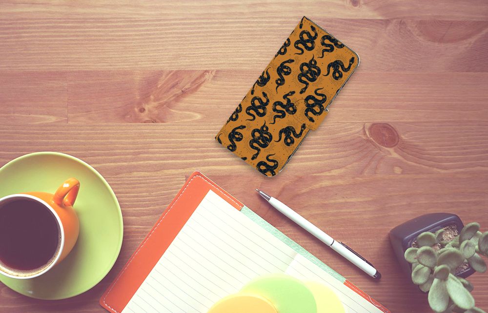 Telefoonhoesje met Pasjes voor Nokia X30 Snakes