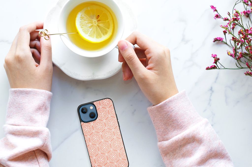 Apple iPhone 13 mini Back Case Pattern Orange B2C Telecom