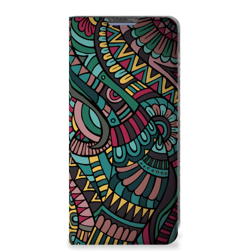 Poco X4 Pro 5G Hoesje met Magneet Aztec - B2C Telecom