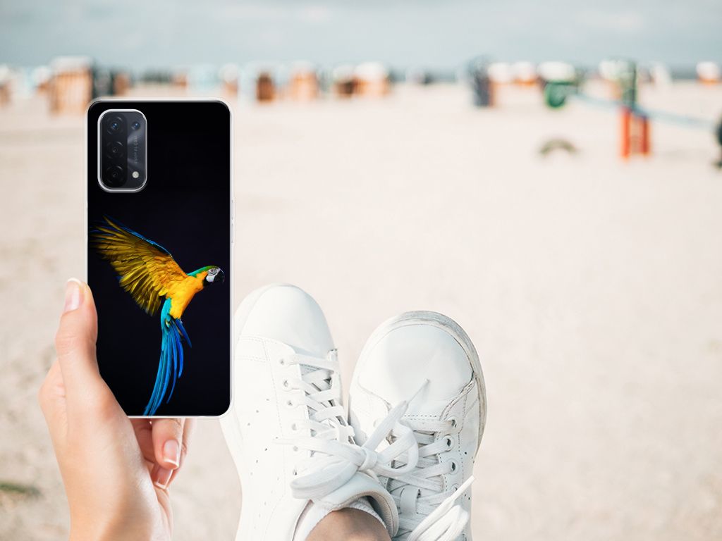 OPPO A93 5G TPU Hoesje Papegaai B2C Telecom