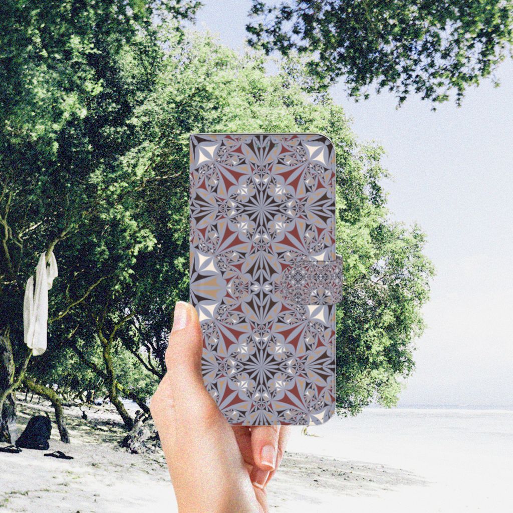 Nokia X10 | Nokia X20 Bookcase Flower Tiles