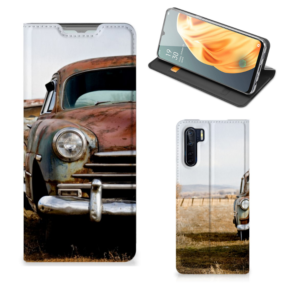 OPPO Reno3 | A91 Stand Case Vintage Auto - B2C Telecom