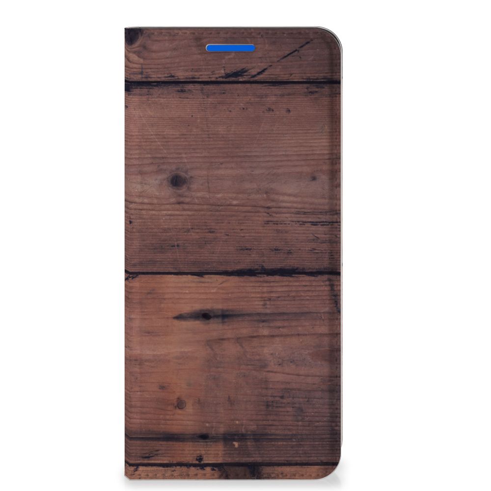 OPPO Reno6 5G Book Wallet Case Old Wood - B2C Telecom