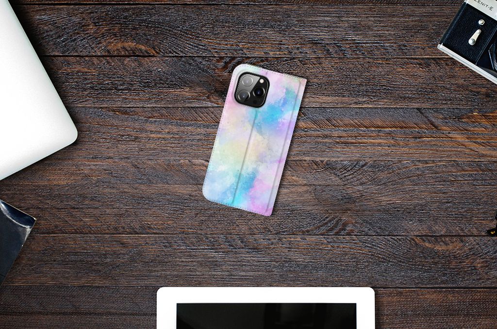 Bookcase iPhone 14 Pro Max Watercolor Light - B2C Telecom