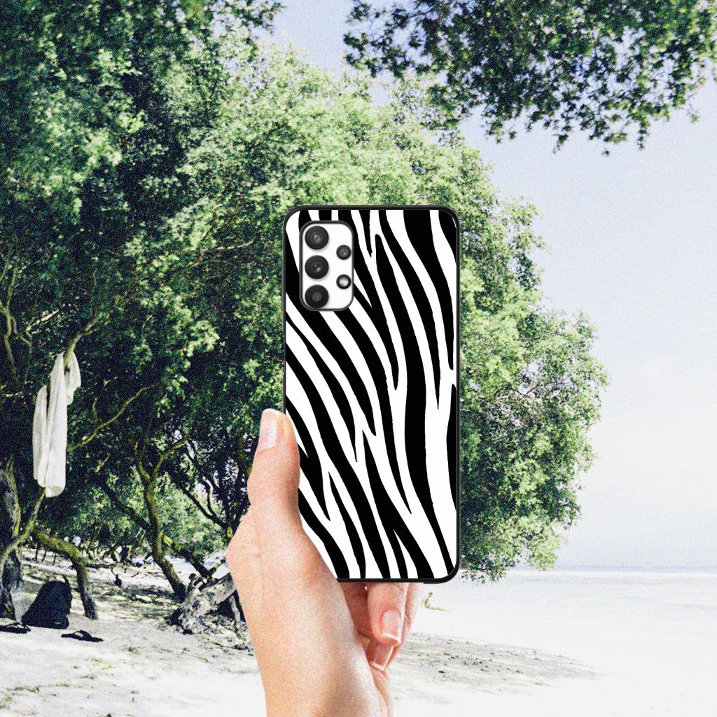 Samsung Galaxy A32 5G Dierenprint Telefoonhoesje Zebra