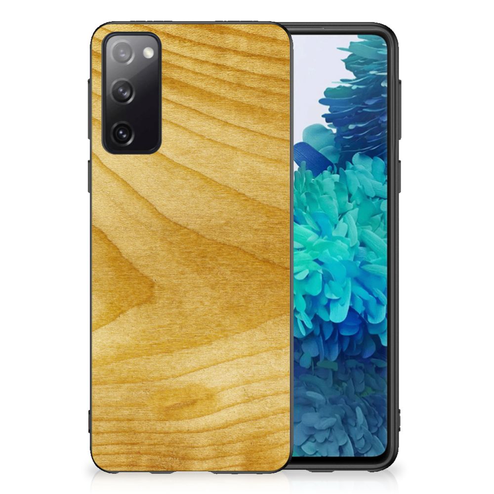 Samsung Galaxy S20 Grip Case Licht Hout B2C Telecom