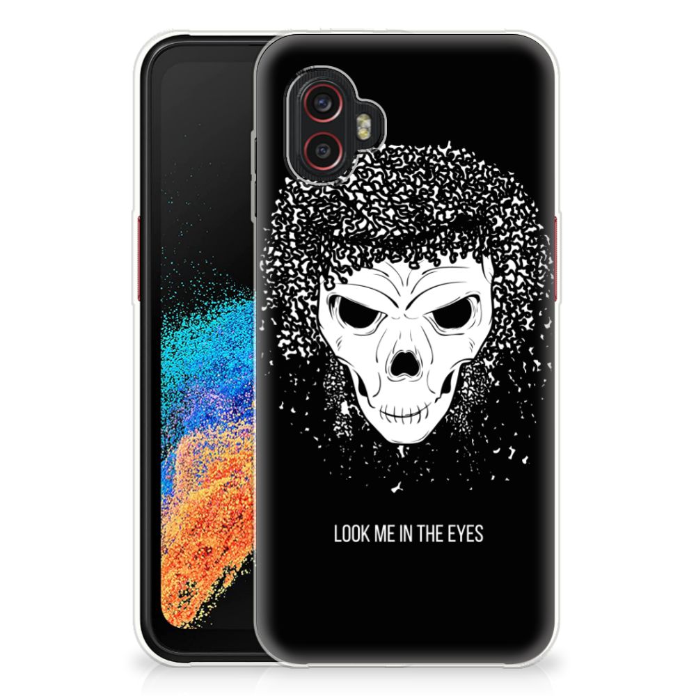 Silicone Back Case Samsung Galaxy Xcover 6 Pro Skull Hair B2C Telecom