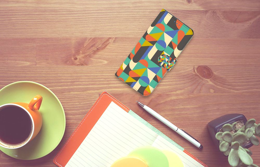 Motorola Moto E32 | Moto E32s Telefoon Hoesje Funky Retro