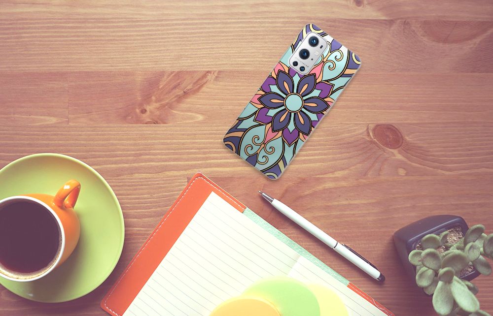 OnePlus 9 Pro TPU Case Purple Flower B2C Telecom