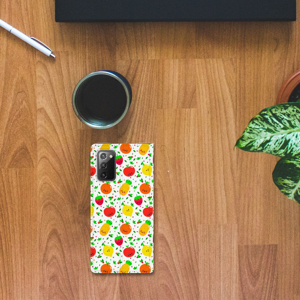 Samsung Galaxy Note20 Flip Style Cover Fruits - B2C Telecom