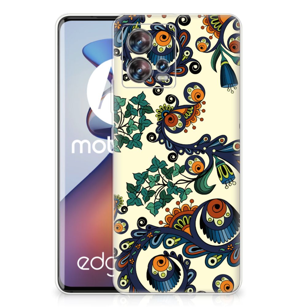 Siliconen Hoesje Motorola Edge 30 Fusion Barok Flower