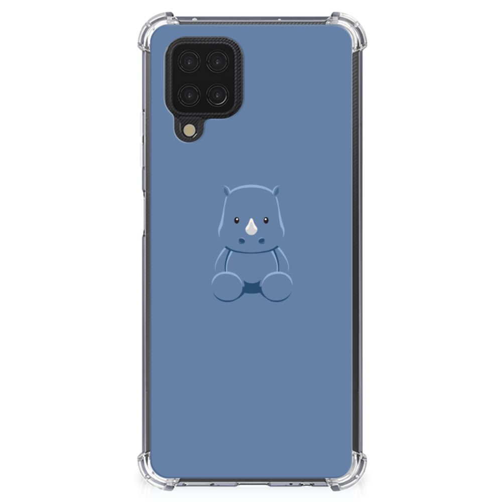 Samsung Galaxy A12 Stevig Bumper Hoesje Baby Rhino - B2C Telecom