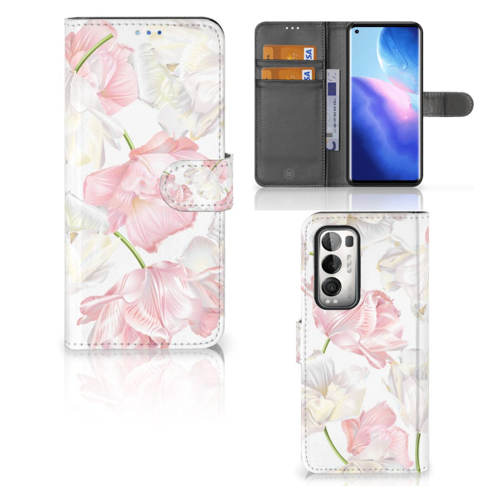 OPPO Find X3 Neo 5G Hoesje Lovely Flowers