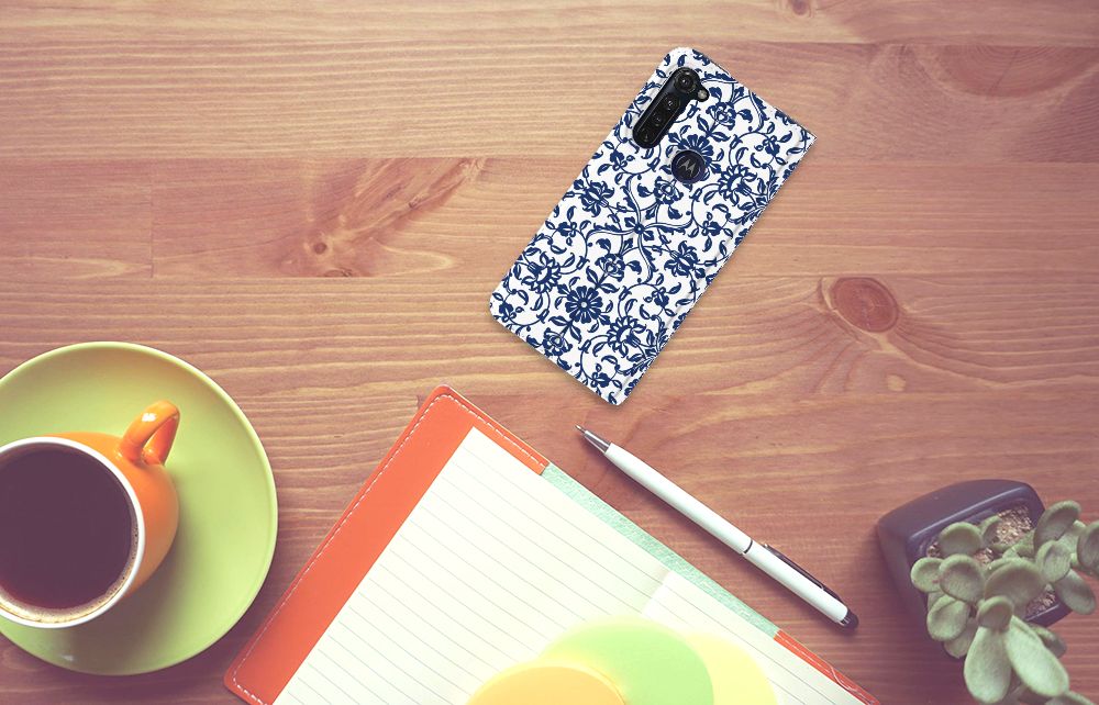 Motorola Moto G Pro Smart Cover Flower Blue