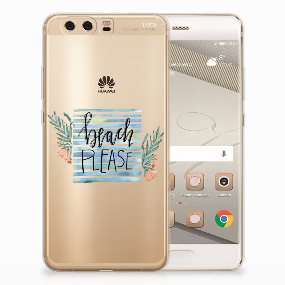 Huawei P10 Plus Telefoonhoesje met Naam Boho Beach