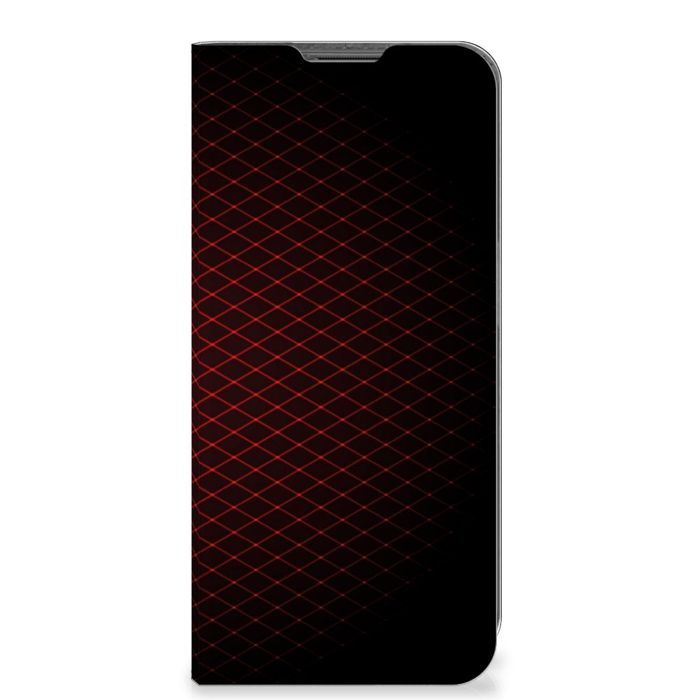 Nokia G11 | G21 Hoesje met Magneet Geruit Rood - B2C Telecom
