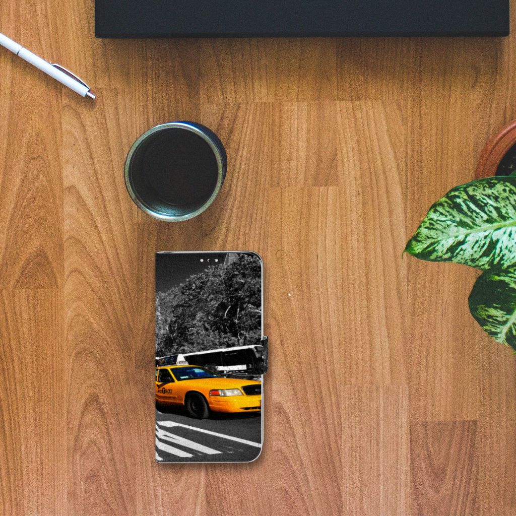 Huawei Y6 (2019) Flip Cover New York Taxi