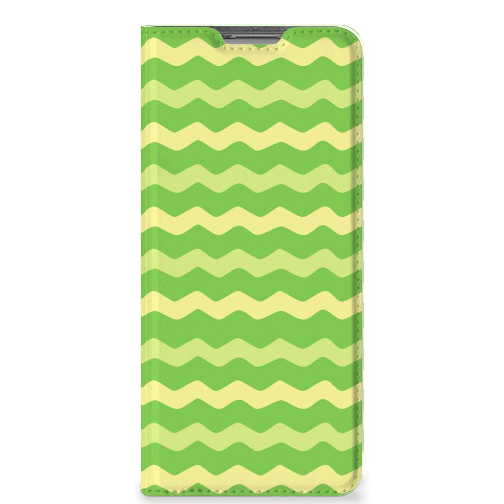 OPPO Find X5 Hoesje met Magneet Waves Green - B2C Telecom