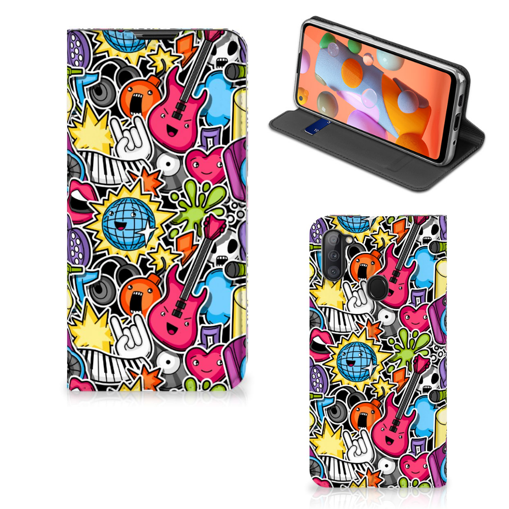 Samsung Galaxy M11 | A11 Hippe Standcase Punk Rock - B2C Telecom