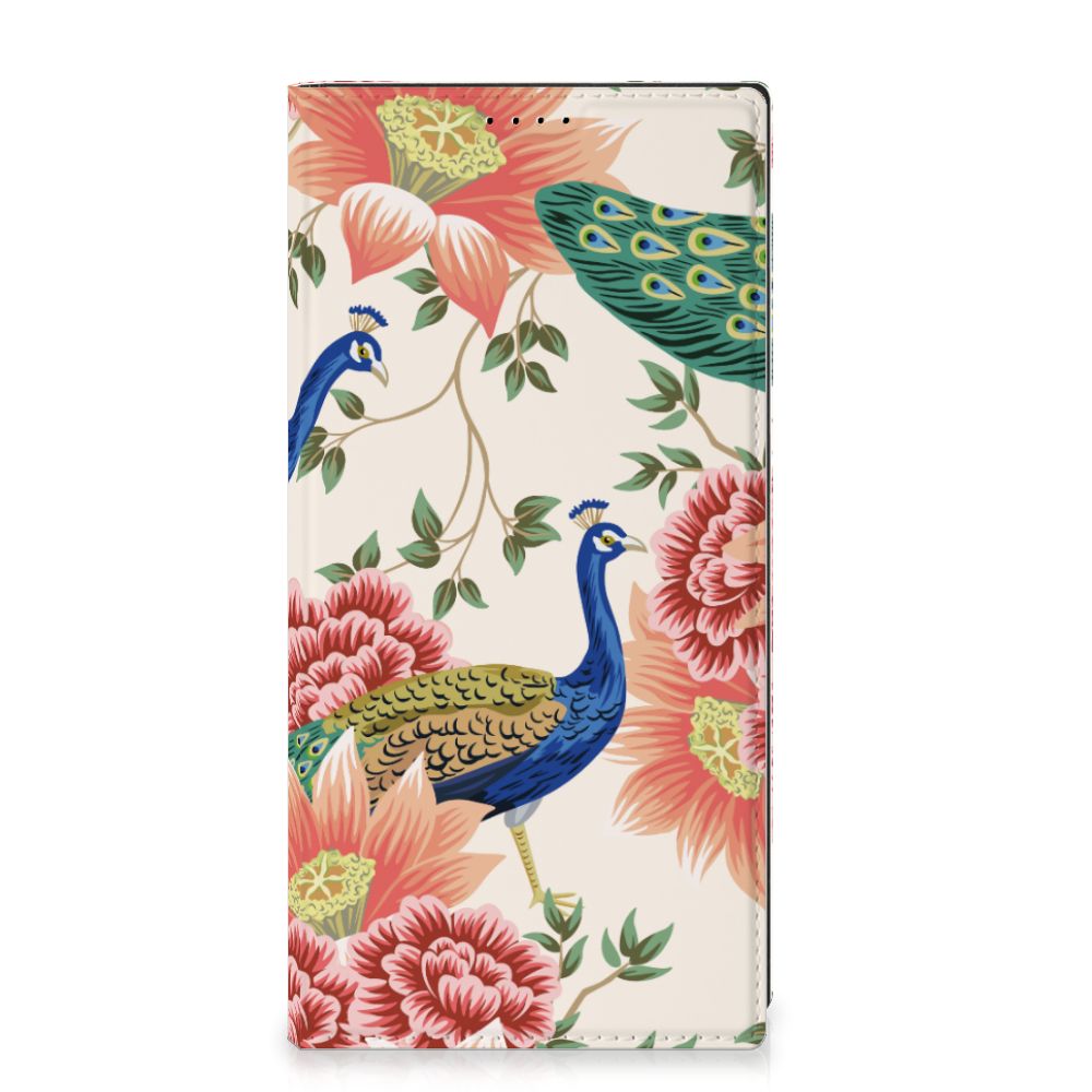 Hoesje maken voor Samsung Galaxy S23 Ultra Pink Peacock - B2C Telecom