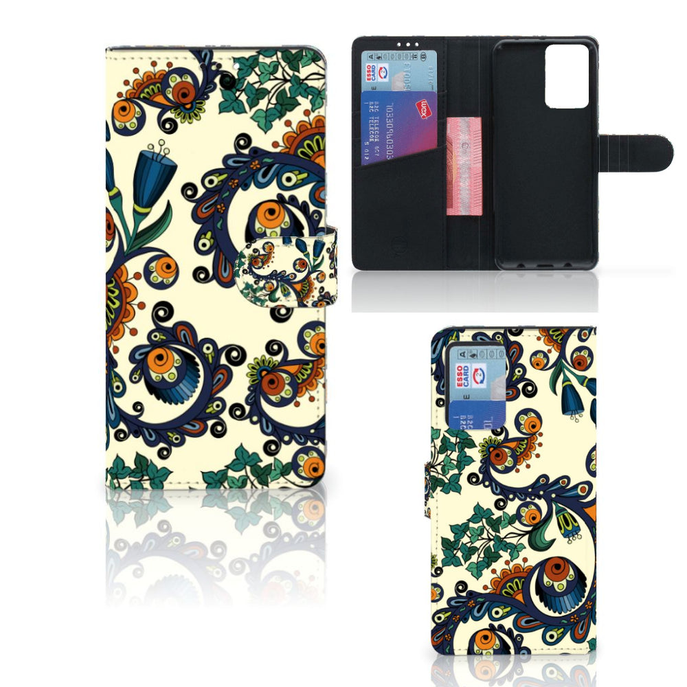 Wallet Case Xiaomi Redmi Note 10 Pro Barok Flower