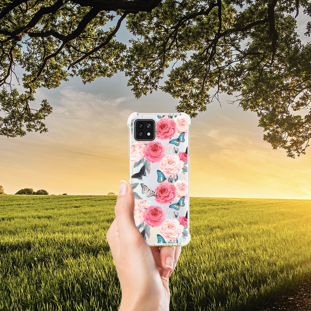 OPPO A53 5G | A73 5G Case Butterfly Roses B2C Telecom