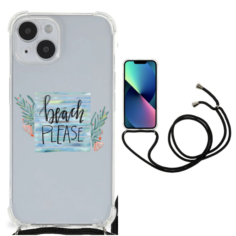 iPhone 14 Stevig Bumper Hoesje Boho Beach