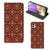 Samsung Galaxy A32 5G Hoesje met Magneet Batik Brown - B2C Telecom