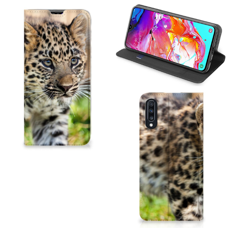 Samsung Galaxy A70 Hoesje maken Baby Luipaard