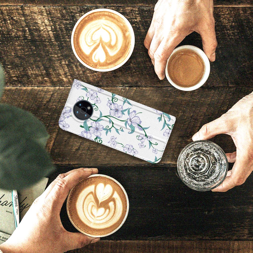 Nokia G50 Uniek Smart Cover Blossom White - B2C Telecom