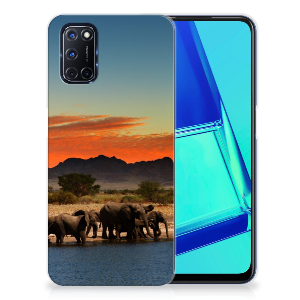 OPPO A52 | A72 TPU Hoesje Olifanten