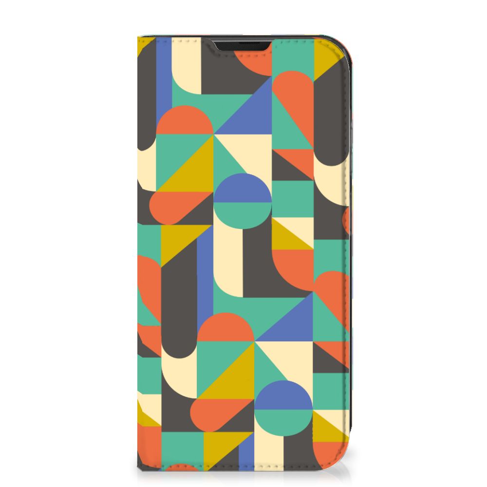 Samsung Galaxy Xcover 6 Pro Hoesje met Magneet Funky Retro - B2C Telecom