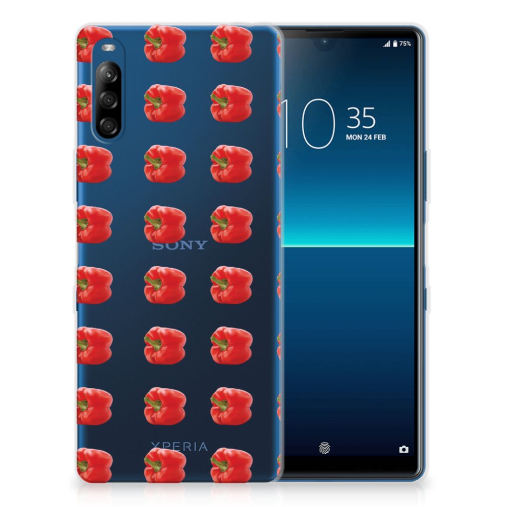 Sony Xperia L4 Siliconen Case Paprika Red