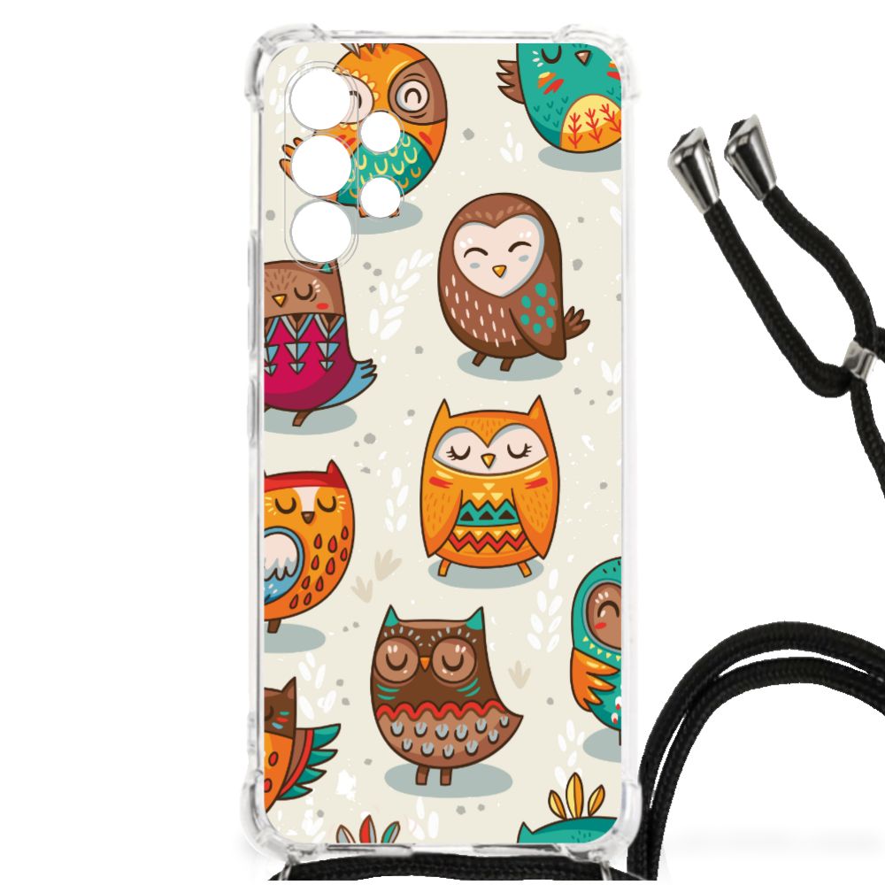 Samsung Galaxy A13 4G Case Anti-shock Vrolijke Uilen B2C Telecom