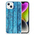 iPhone 14 Stevig Telefoonhoesje Wood Blue B2C Telecom
