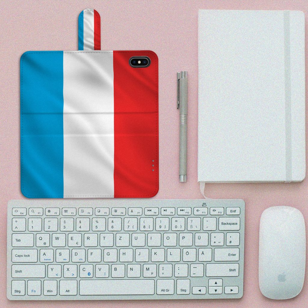 Apple iPhone Xs Max Bookstyle Case Luxemburg