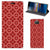 Sony Xperia 10 Hoesje met Magneet Batik Rood