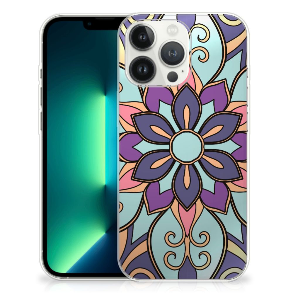 iPhone 13 Pro Max TPU Case Purple Flower B2C Telecom