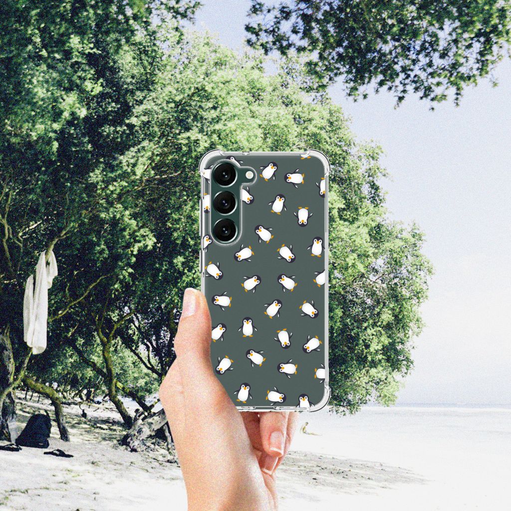 Doorzichtige Silicone Hoesje voor Samsung Galaxy S23 Plus Pinguïn B2C Telecom