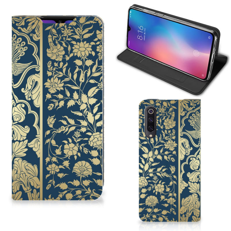 Xiaomi Mi 9 Smart Cover Beige Flowers