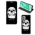 Mobiel BookCase OnePlus 9 Pro Skull Eyes - B2C Telecom