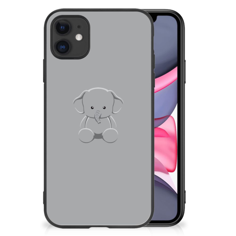 iPhone 11 Hoesje Grijs Baby Olifant
