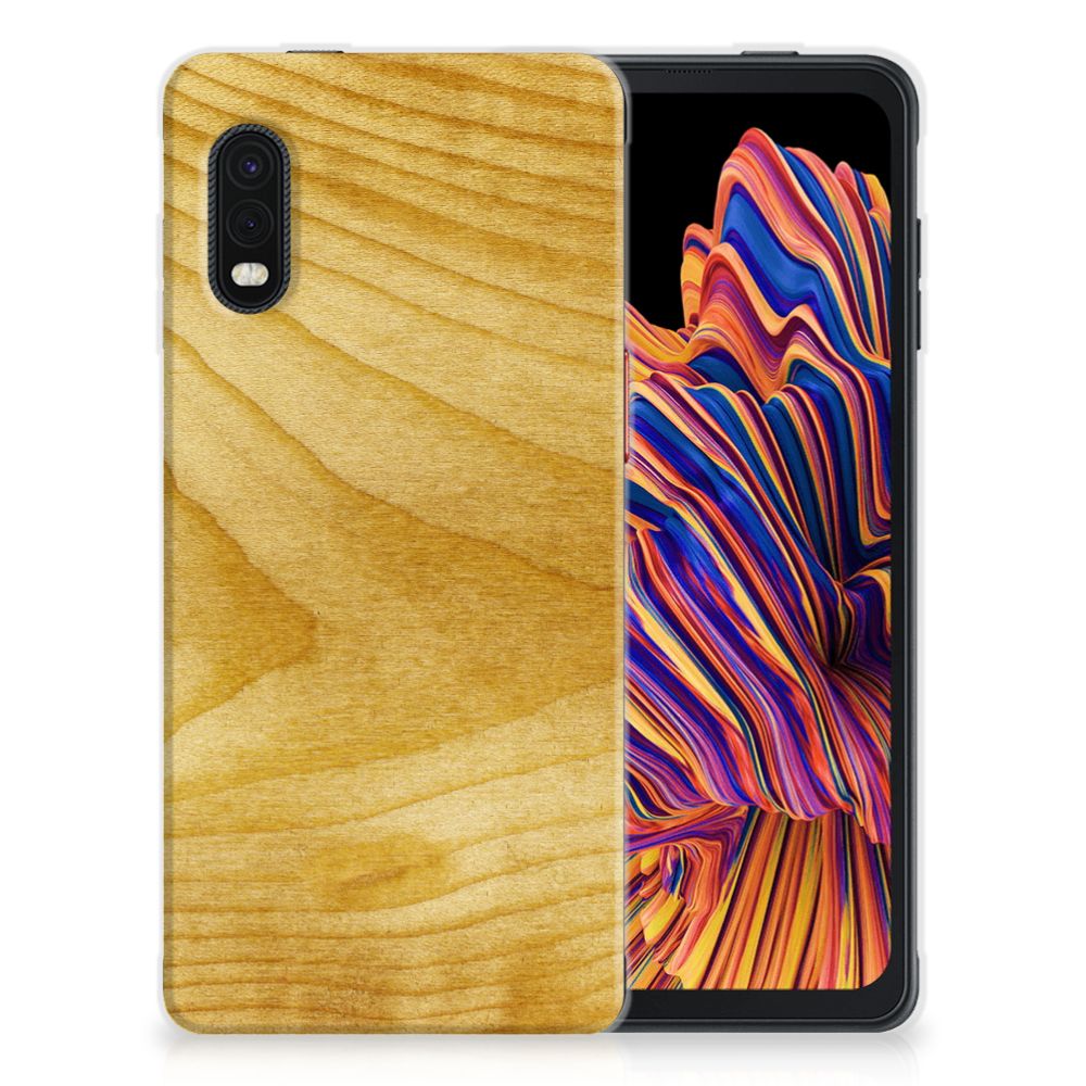 Samsung Xcover Pro Bumper Hoesje Licht Hout B2C Telecom