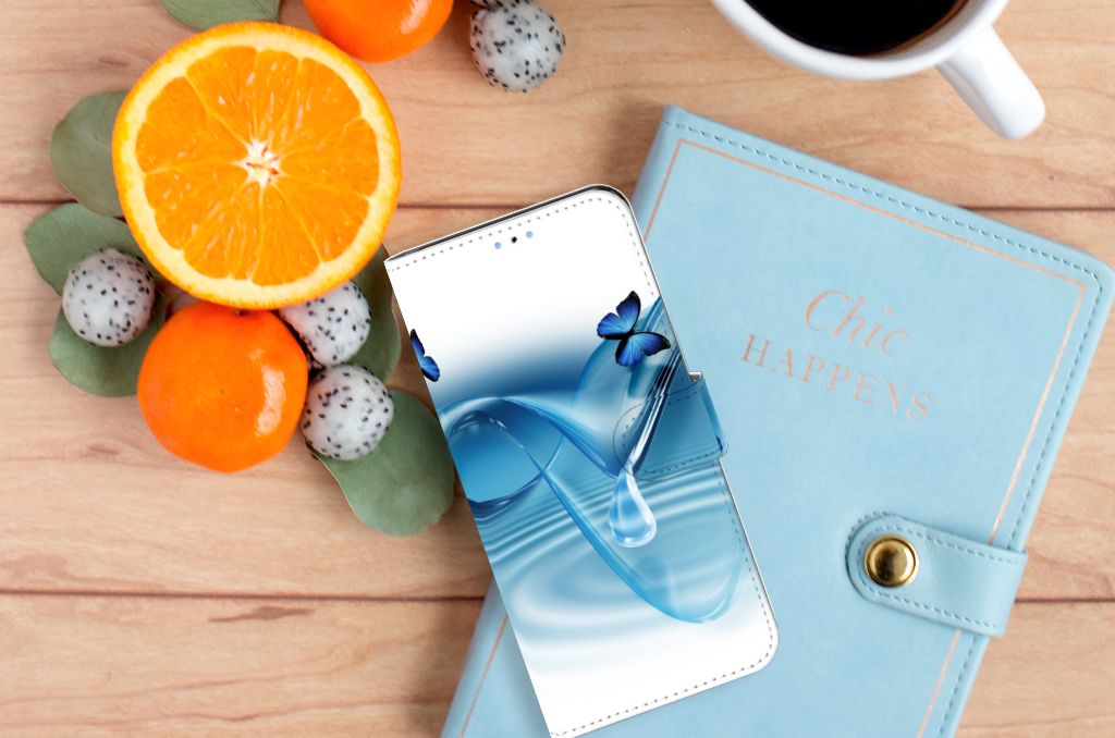 OPPO Reno8 Pro Telefoonhoesje met Pasjes Vlinders