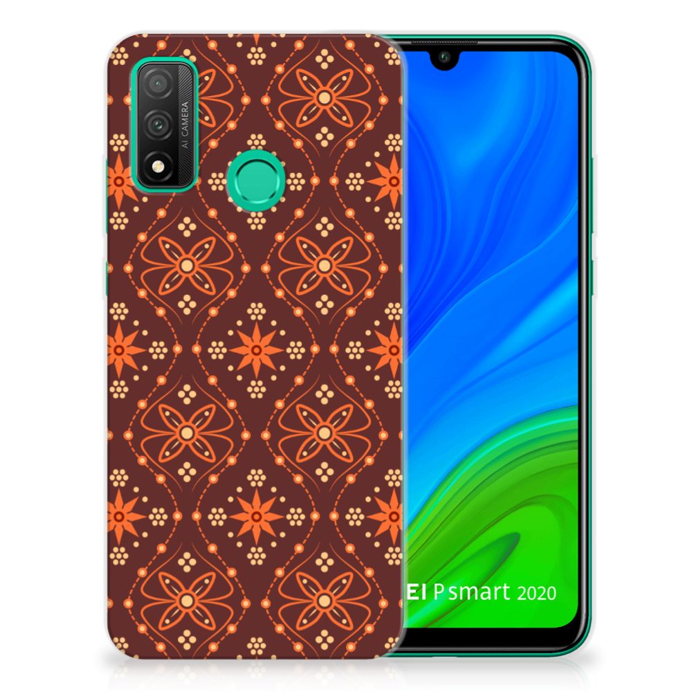 Huawei P Smart 2020 TPU bumper Batik Brown B2C Telecom