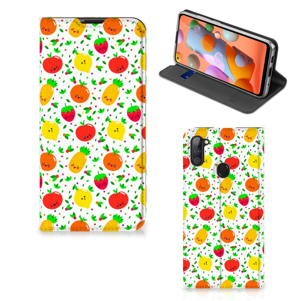 Samsung Galaxy M11 | A11 Flip Style Cover Fruits