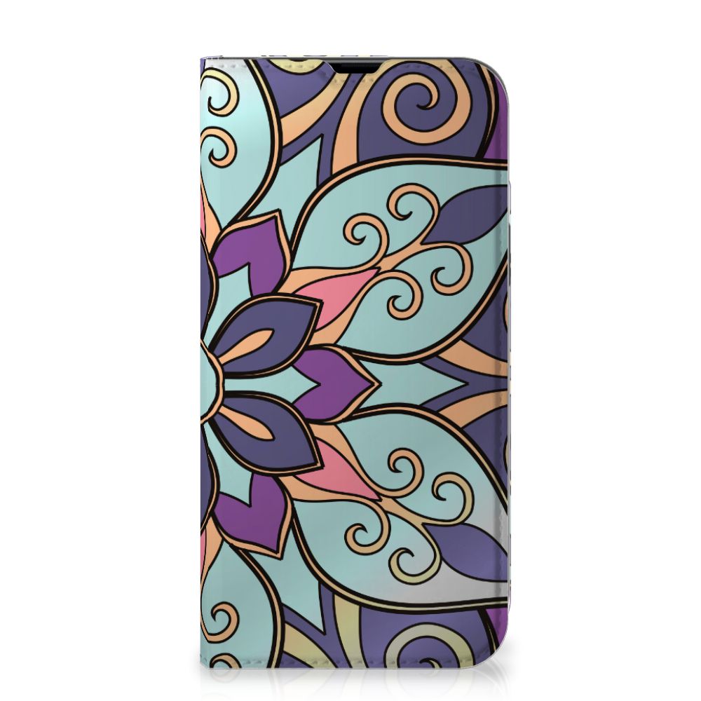 iPhone 13 Pro Max Smart Cover Purple Flower - B2C Telecom